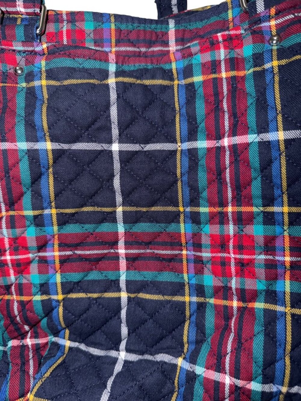 Vera Bradley Retired Tartan Plaid Glenna Satchel Shoulder Bag Purse - Picture 2 of 10